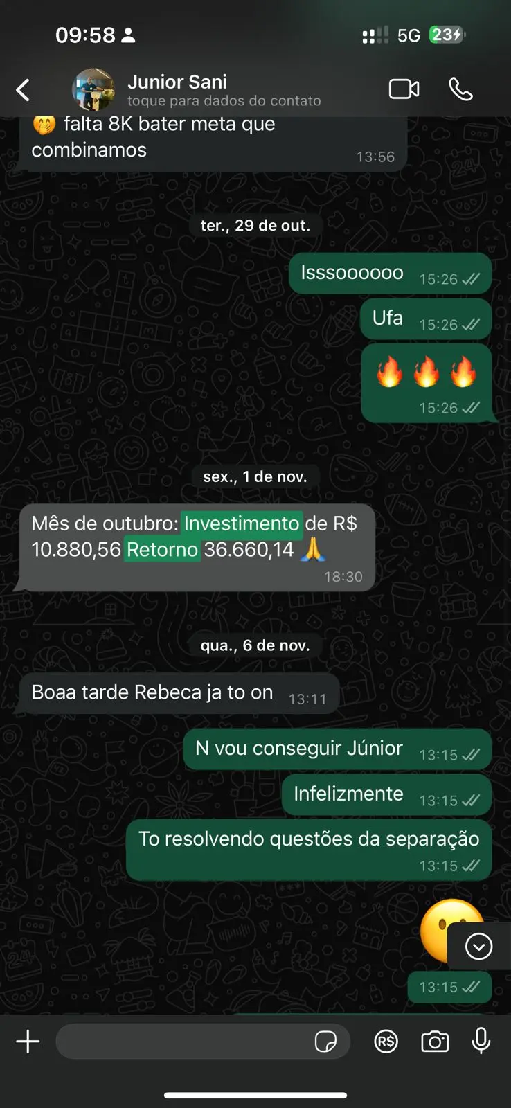 Depoimento Junior Sani