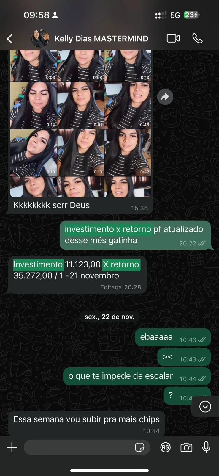 Depoimento Kelly Dias - Resultado